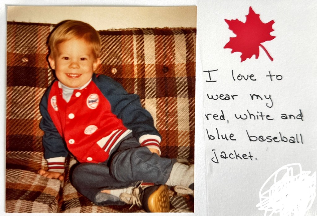 Author Joseph* sits on the couch that was inside the CSA House.  