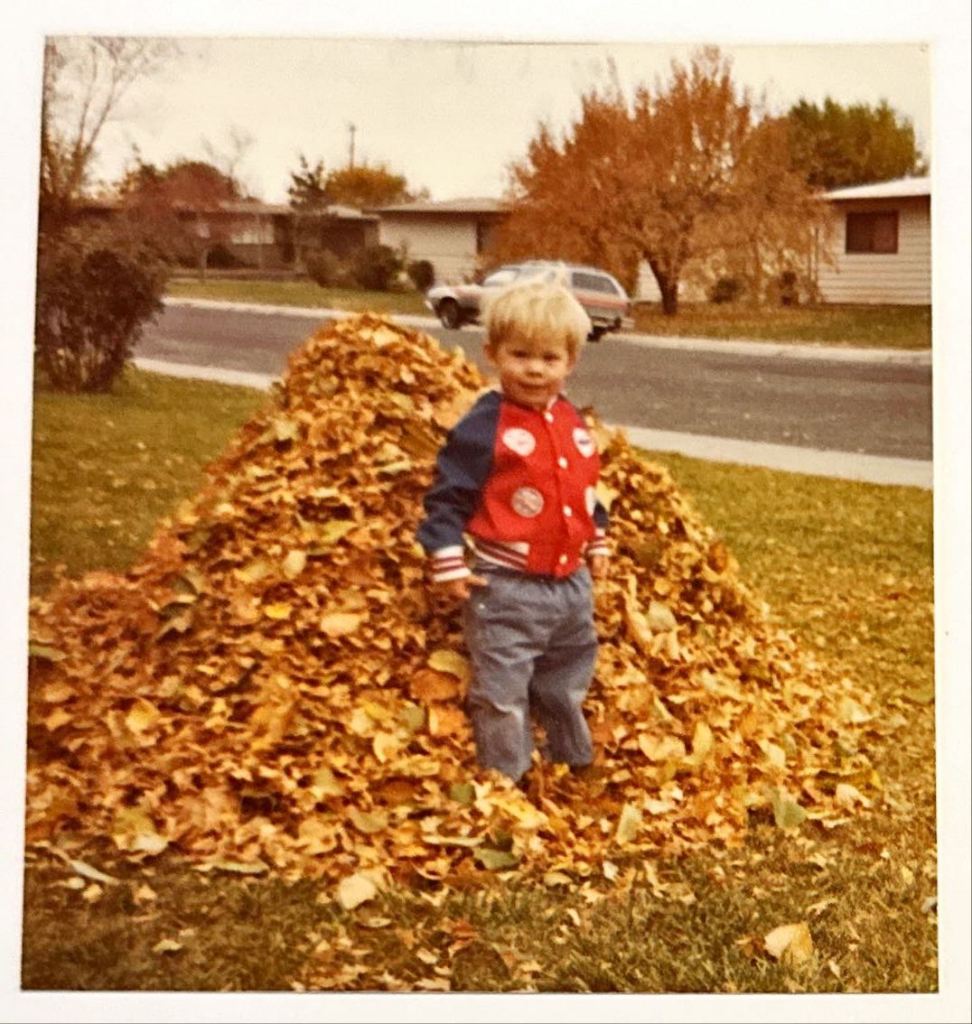 the author on a street that Ted Bundy may have hunted on