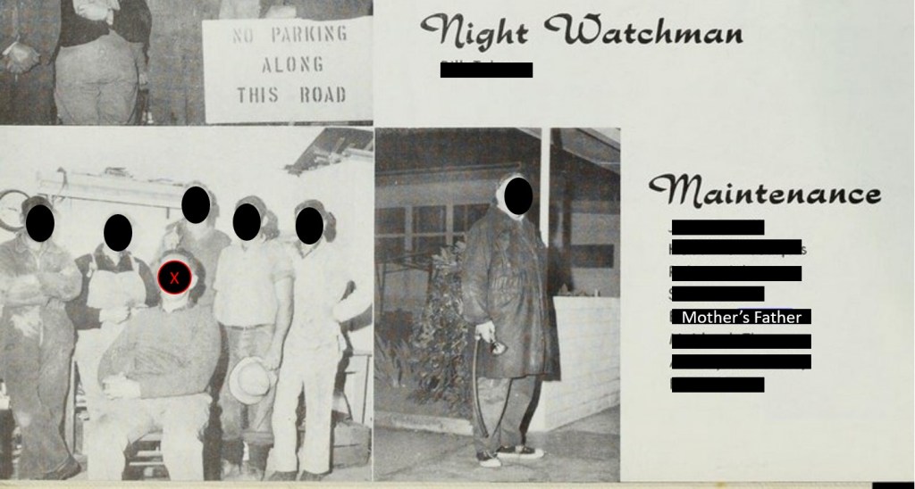 1967 photo from LDS Mormon Boarding School, my grandfather was a maintenance man.